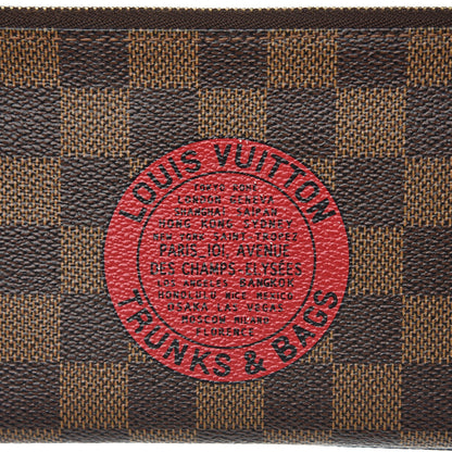 Louis Vuitton Damier Ebene Complice Trunks and Bags Wallet Red 8 of 8