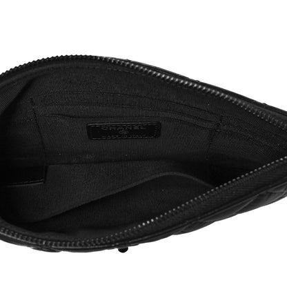 Chanel Aged Calfskin Quilted Medium Reissue Cosmetic Case So Black 5 of 10