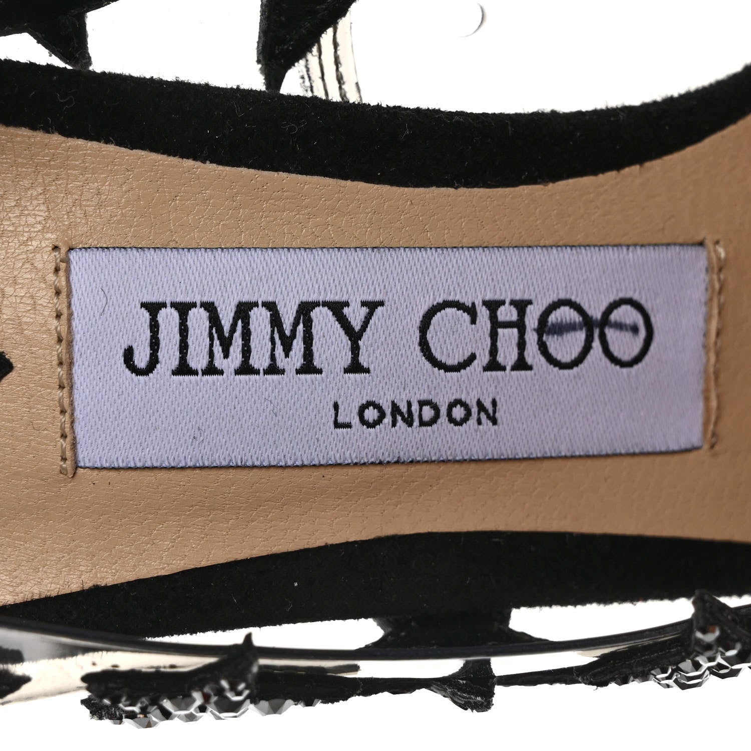 Jimmy Choo PVC Crystal Star Lisha Pumps 36.5 Black 7 of 7