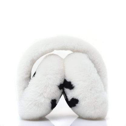 Chanel Shearling CC Ear Muffs White Black 7 of 7