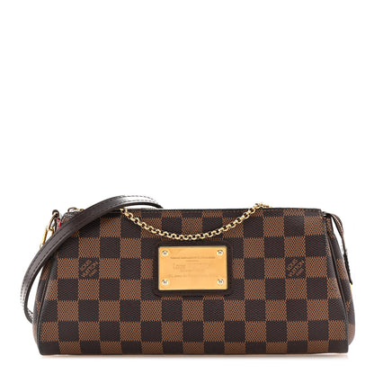 Louis Vuitton Damier Ebene Eva Clutch 1 of 13