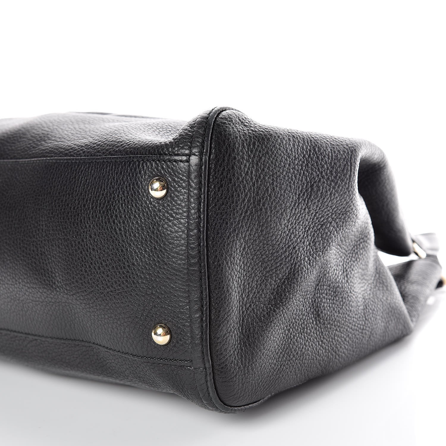 Gucci Pebbled Calfskin Medium Soho Shoulder Bag Black 6 of 15