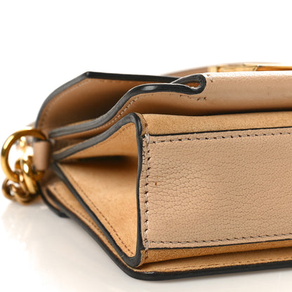 Givenchy Goatskin Suede Mini GV3 Shoulder Bag Nude 7 of 10