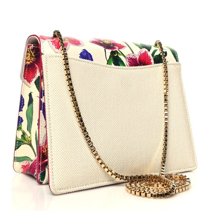 Salvatore Ferragamo Canvas Calfskin Thalia Crossbody Bag White Multicolor 3 of 13