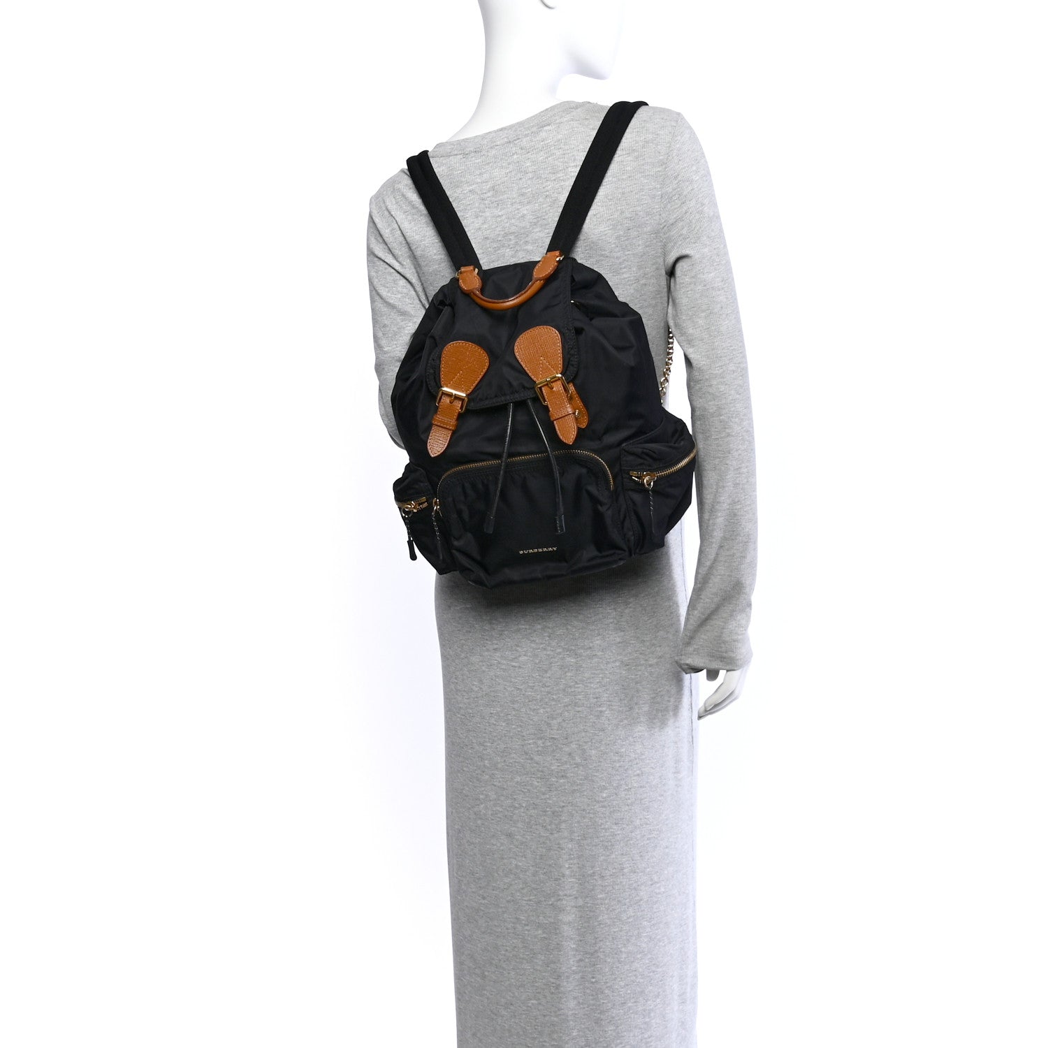 Burberry Nylon Small Rucksack Backpack Black 1935943 – FASHIONPHILE