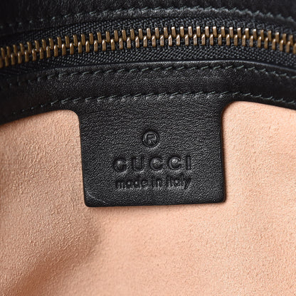Gucci Calfskin Matelasse Medium GG Marmont Shoulder Bag Black 6 of 10