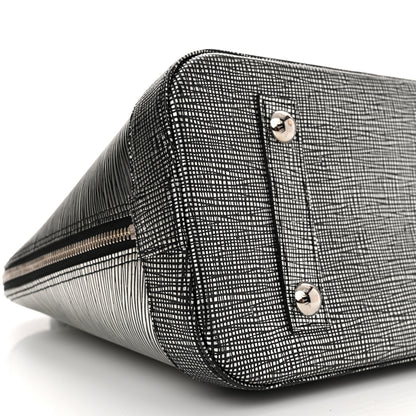 Louis Vuitton Metallic Epi Alma PM Black Silver 9 of 10