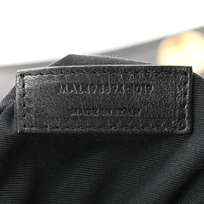 Saint Laurent Lambskin Matelasse Monogram Medium Niki Chain Satchel Black 7 of 12