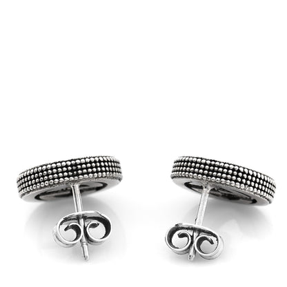 Gucci Sterling Silver Interlocking G Stud Earrings 4 of 4