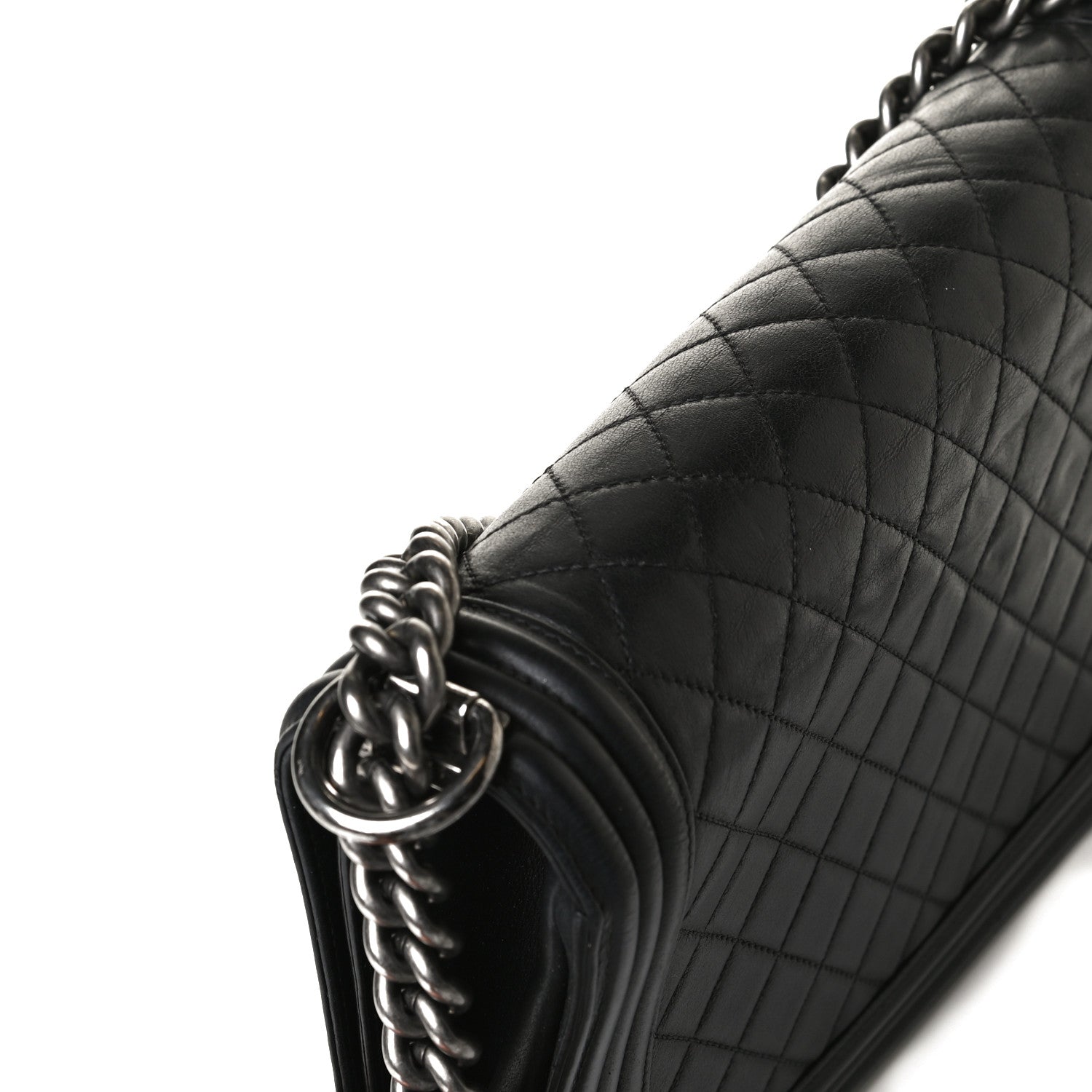 Chanel Calfskin Quilted New Medium Boy Flap Black 10 of 17