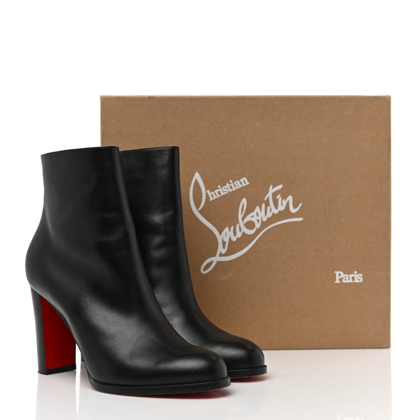 Calfskin Adox 85 Ankle Boots 40 Black