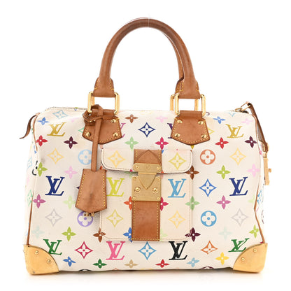 Louis Vuitton Monogram Multicolor Speedy 30 White 1 of 15