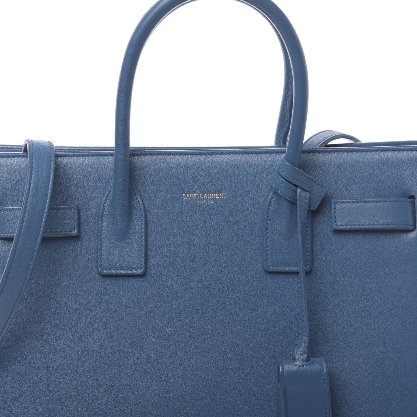 Calfskin Baby Sac de Jour Denim Blue