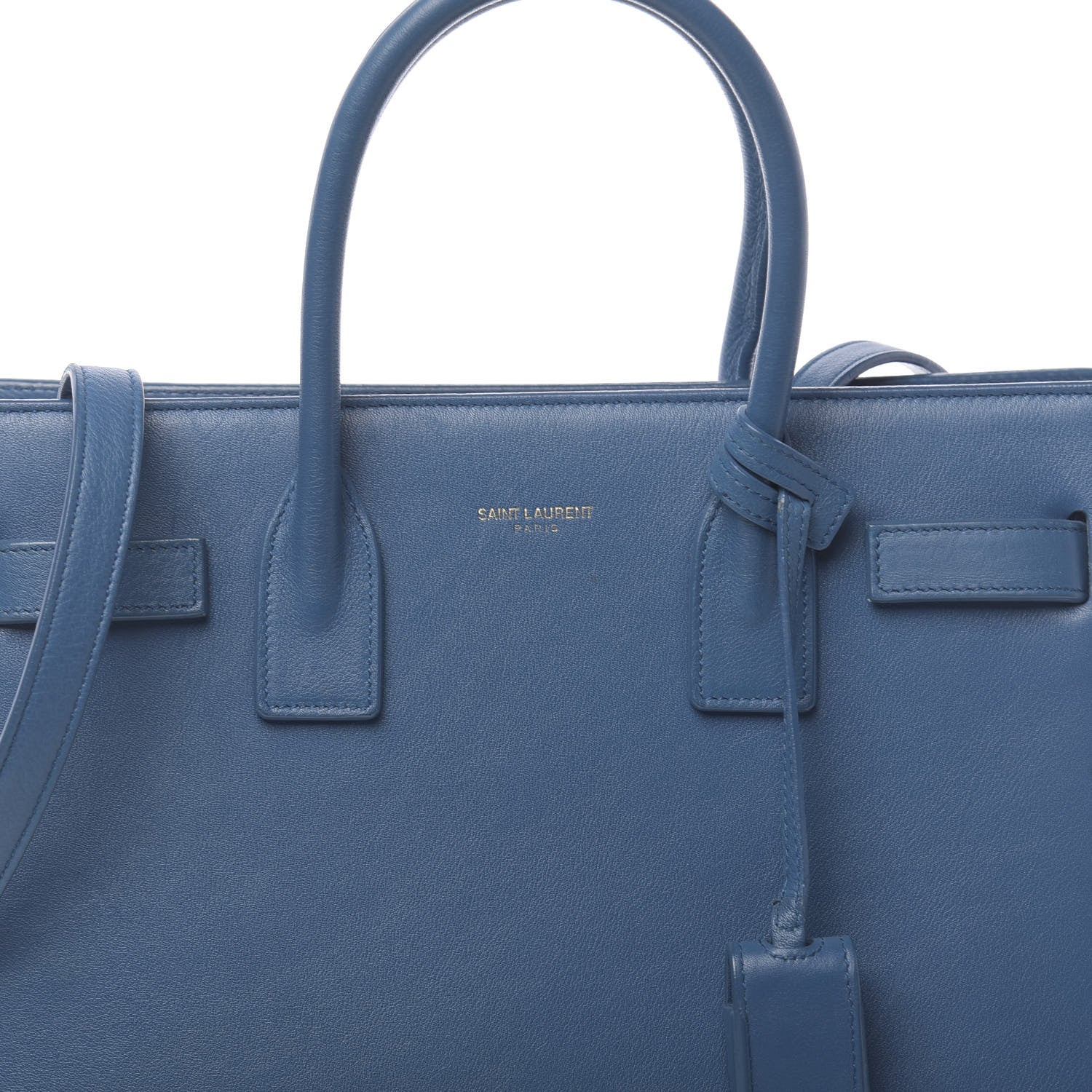Saint Laurent Calfskin Baby Sac de Jour Denim Blue 7 of 9