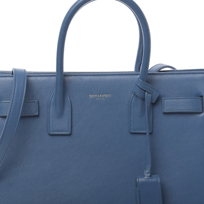Saint Laurent Calfskin Baby Sac de Jour Denim Blue 7 of 9