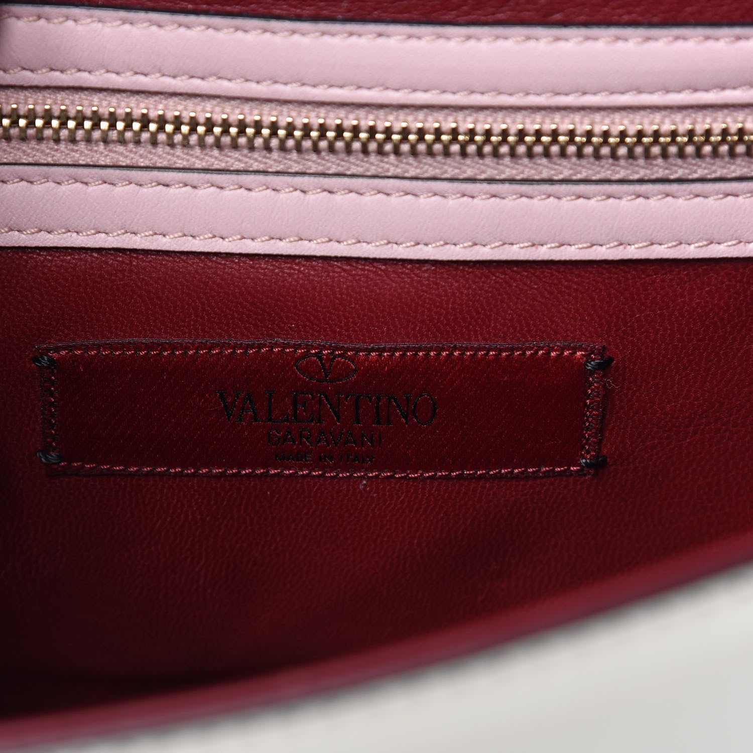 Valentino Garavani Vitello Small Glam Lock Rockstud Flap Light Ivory Water Rose Marine Rubin 14 of 19