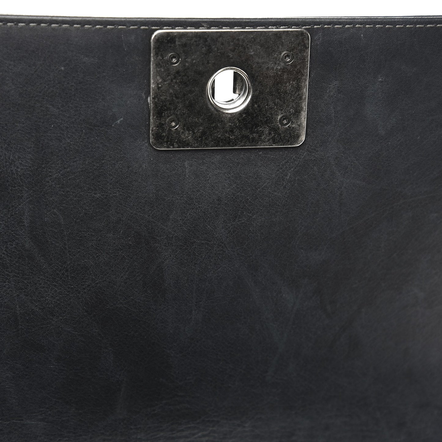 Suede Calfskin Quilted Medium Boy Flap Black
