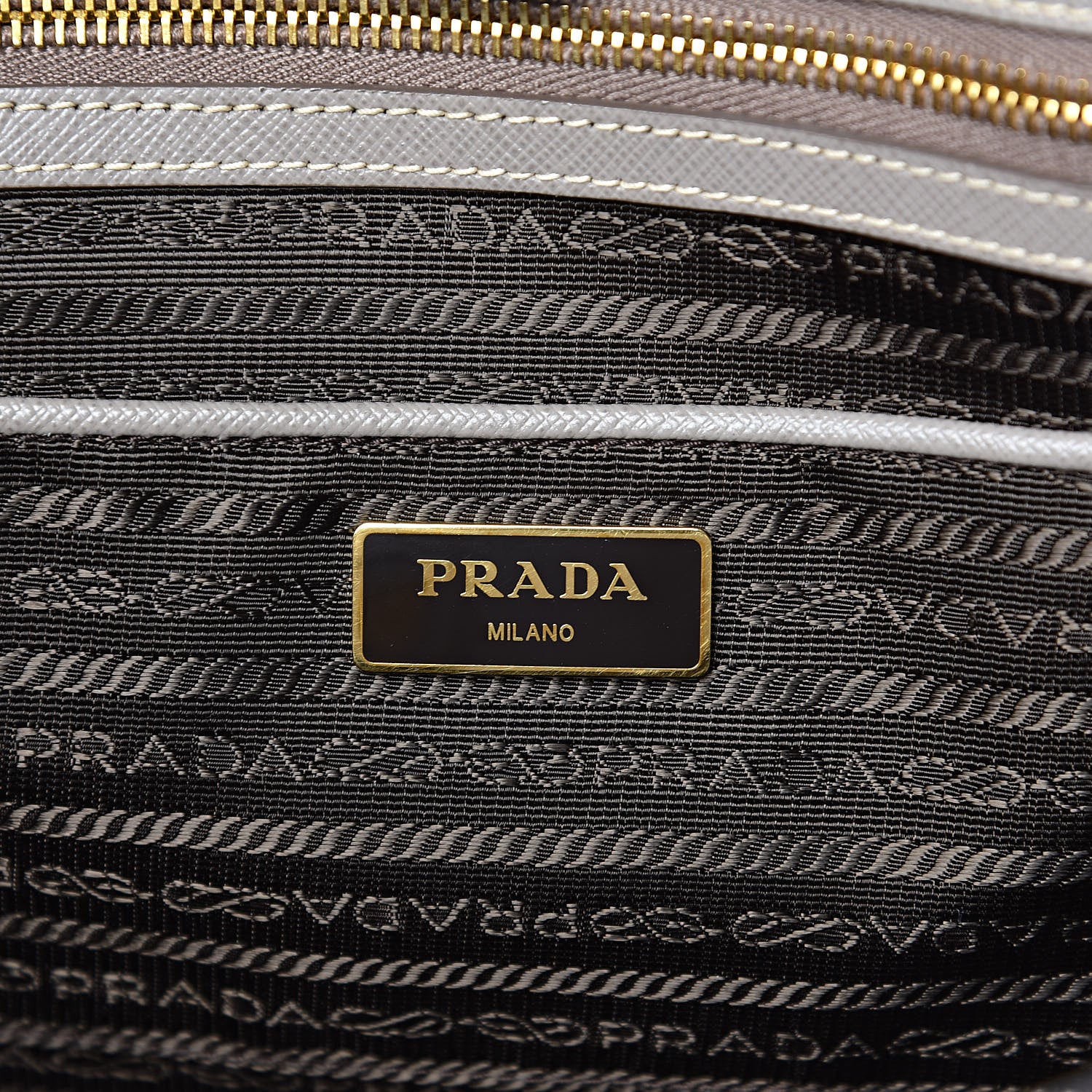 Prada Saffiano Lux Large Tote Argilla 6 of 11