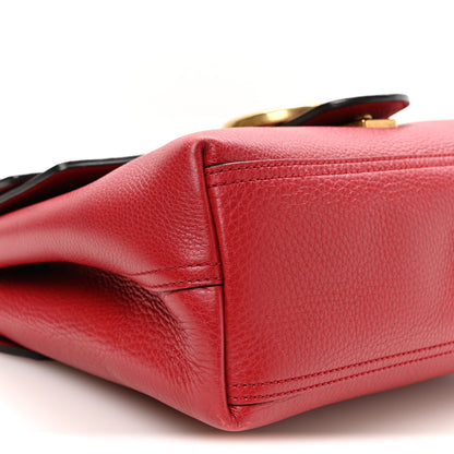 Gucci Cellarius Calfskin GG Marmont Shoulder Bag Vulcanic Red 9 of 11