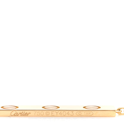 Cartier 18K Yellow Gold LOVE Lariat Necklace 4 of 5