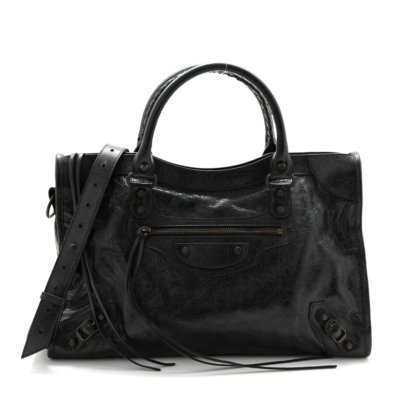 Balenciaga Agneau Arena Classic Hardware Medium Le City Black 1 of 10