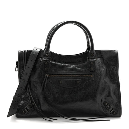 Balenciaga Agneau Arena Classic Hardware Medium Le City Black 1 of 10