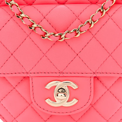 Chanel Lambskin Quilted CC In Love Heart Bag Pink 8 of 12