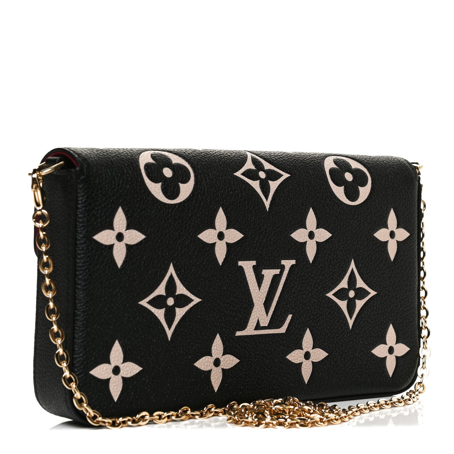 Empreinte Monogram Giant Felicie Pochette Black Beige