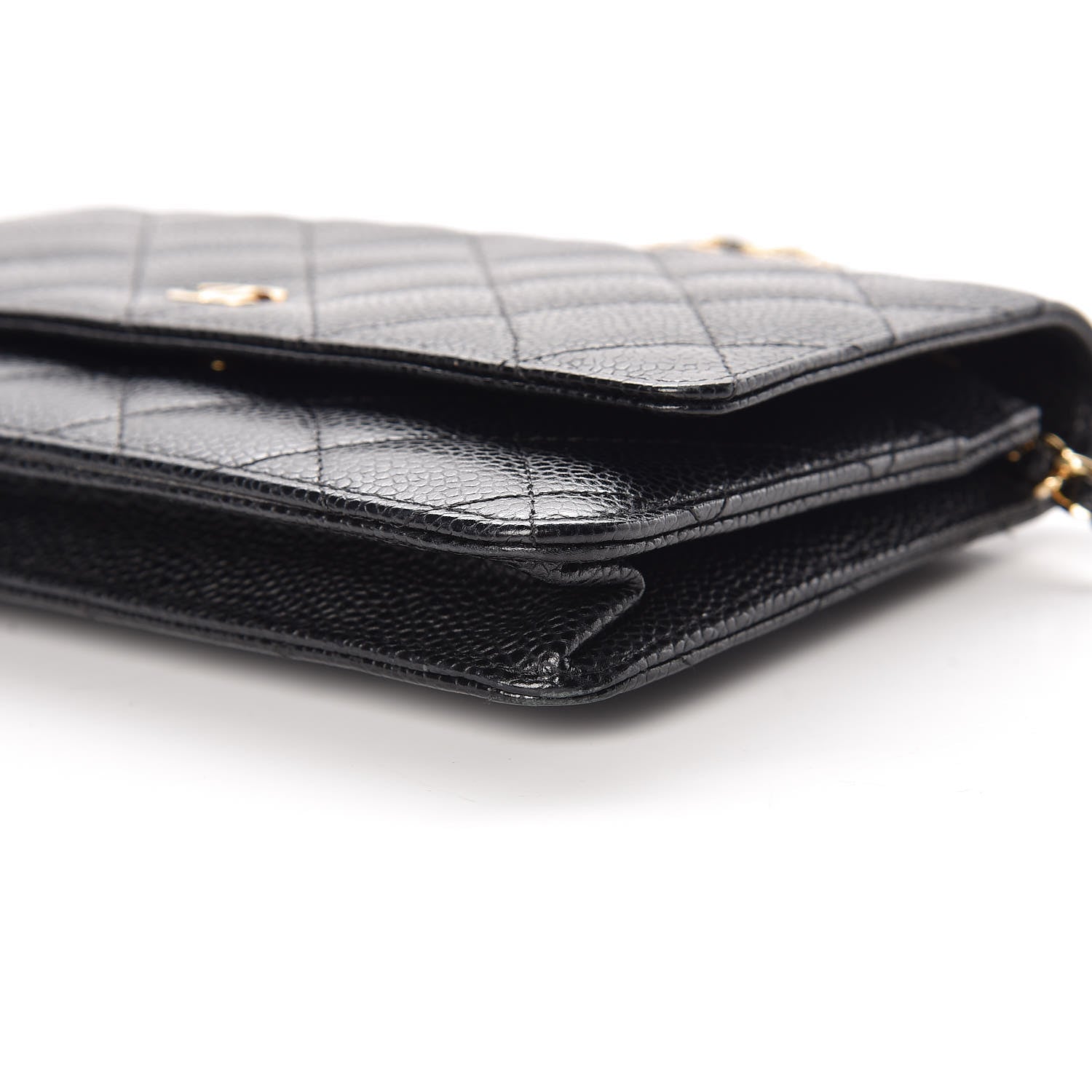 Chanel Caviar Quilted Wallet On Chain WOC Black 10 of 11