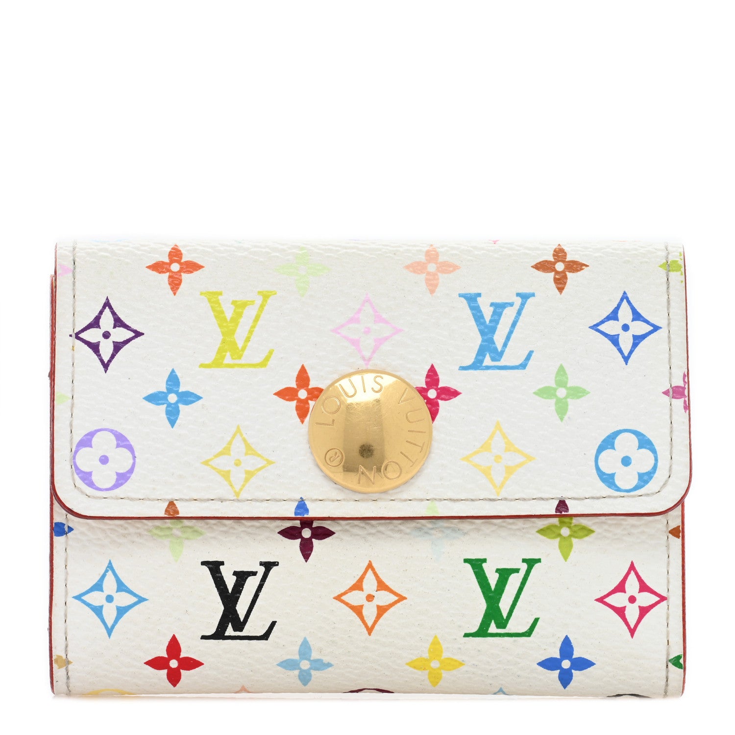 Louis Vuitton Monogram Multicolor Business Card Holder White 1 of 6