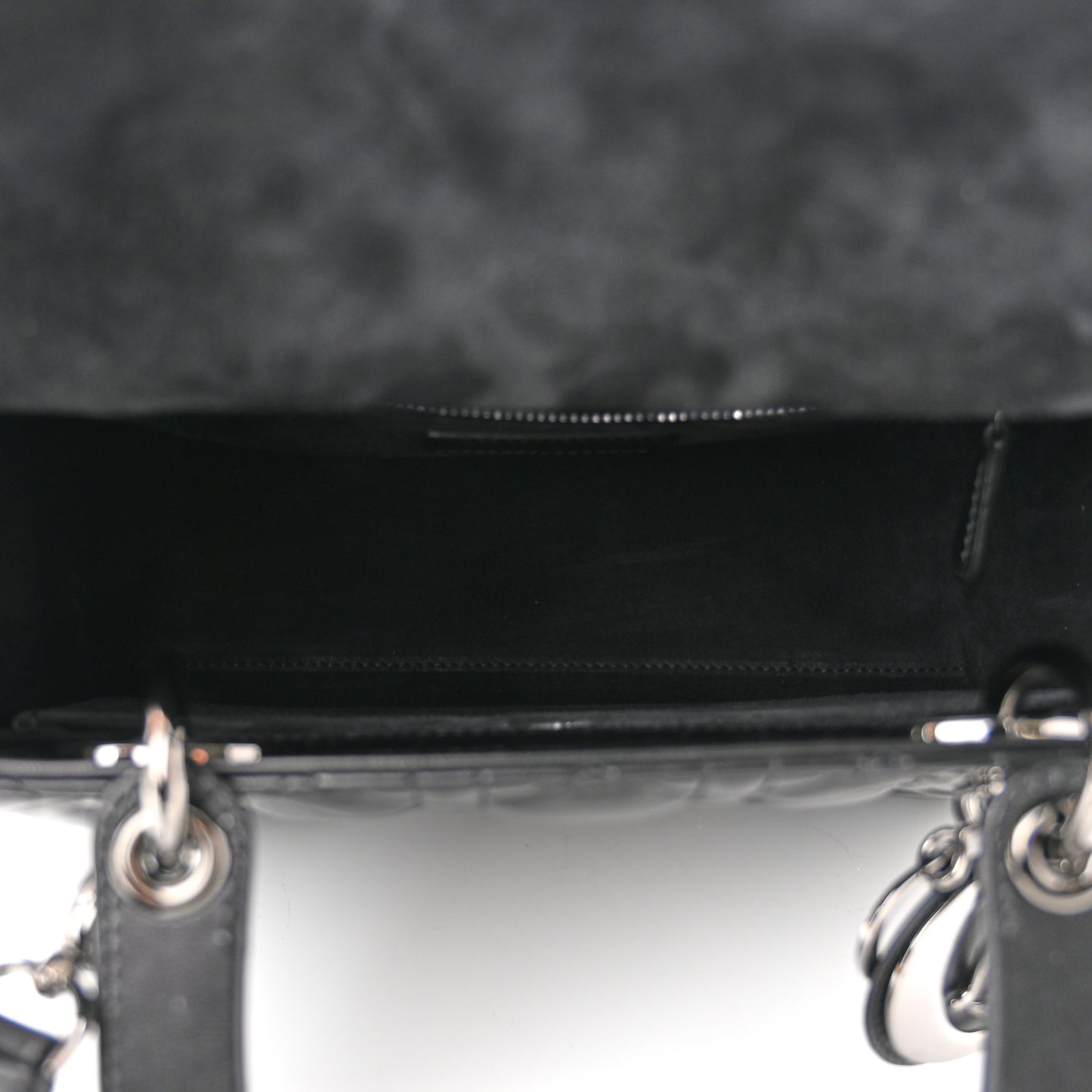 Lambskin Cannage Medium Lady Dior Black