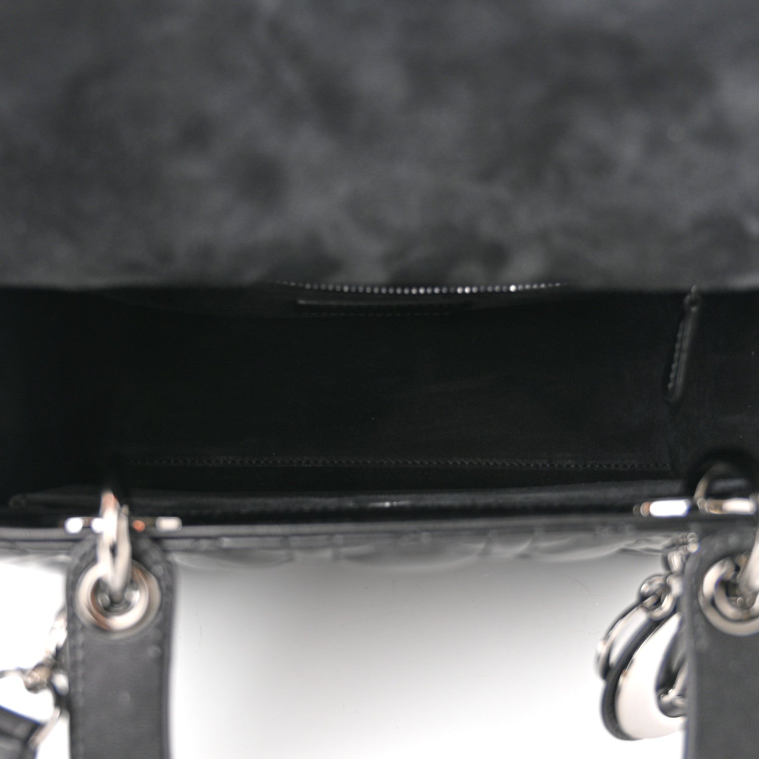Christian Dior Lambskin Cannage Medium Lady Dior Black 5 of 11