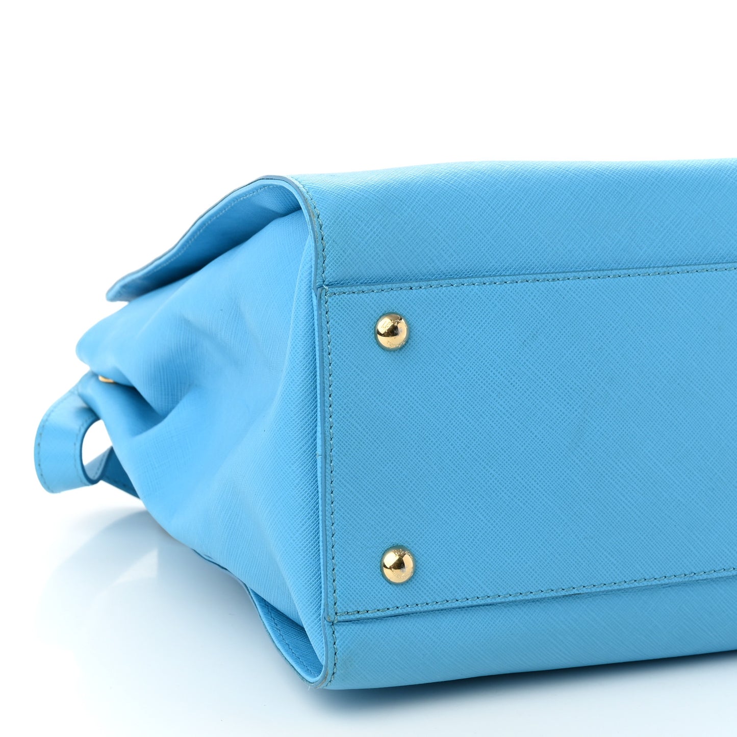 Printed Calfskin Beky Tote Cielo