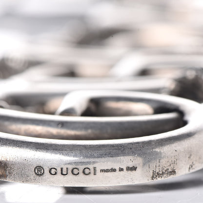 Gucci Sterling Silver Double G Marmont Statement Necklace 5 of 6