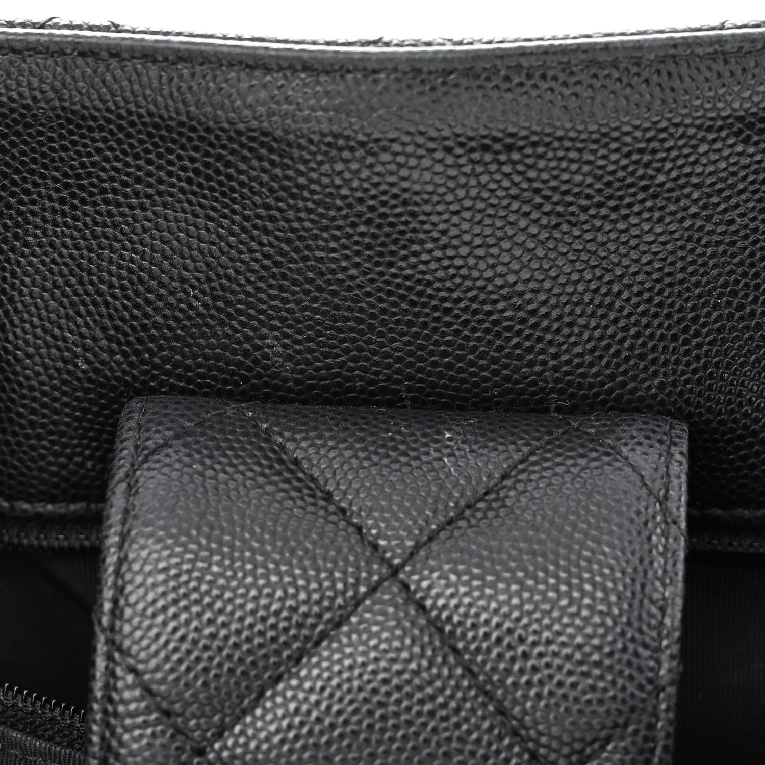 Chanel Caviar Quilted Large Shopping Tote Black 8 of 12