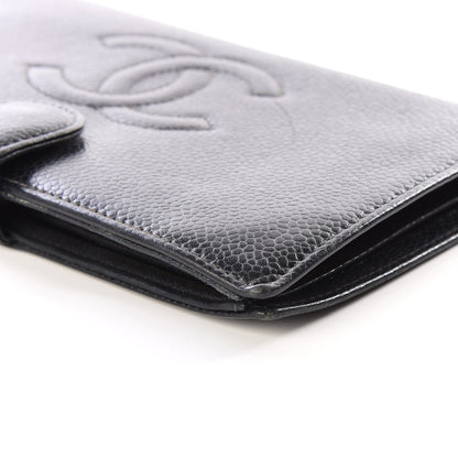 Chanel Caviar Timeless CC French Wallet Black 8 of 10