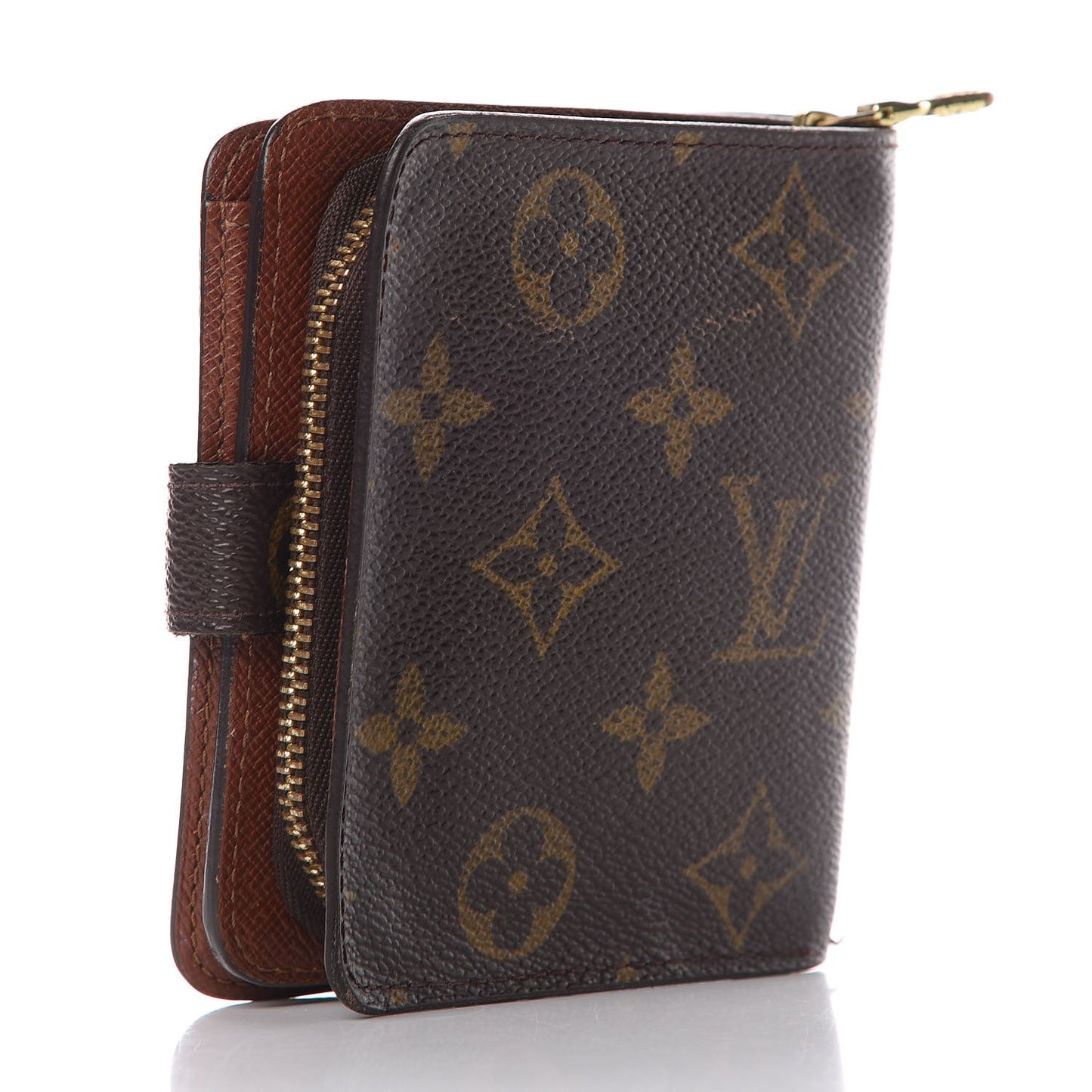 Monogram Compact Zippe Zipped Wallet