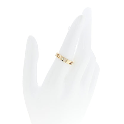Gucci 18K Yellow Gold Icon Stars Band Ring 54 6.75 2 of 4