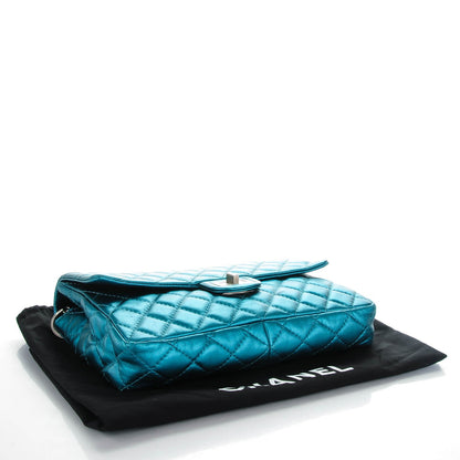 Chanel Metallic Calfskin Quilted Snake Chain 2.55 Reissue Flap Turquoise 4 of 7
