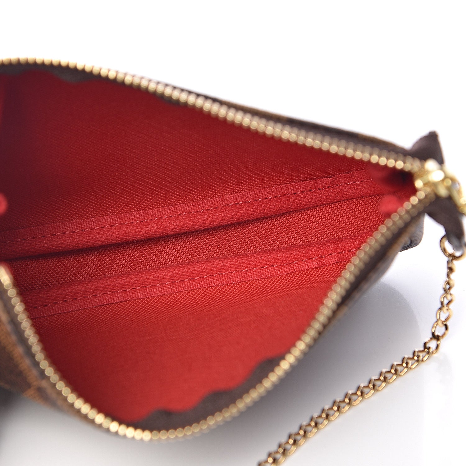 Louis Vuitton Damier Ebene Mini Pochette Accessories 5 of 8