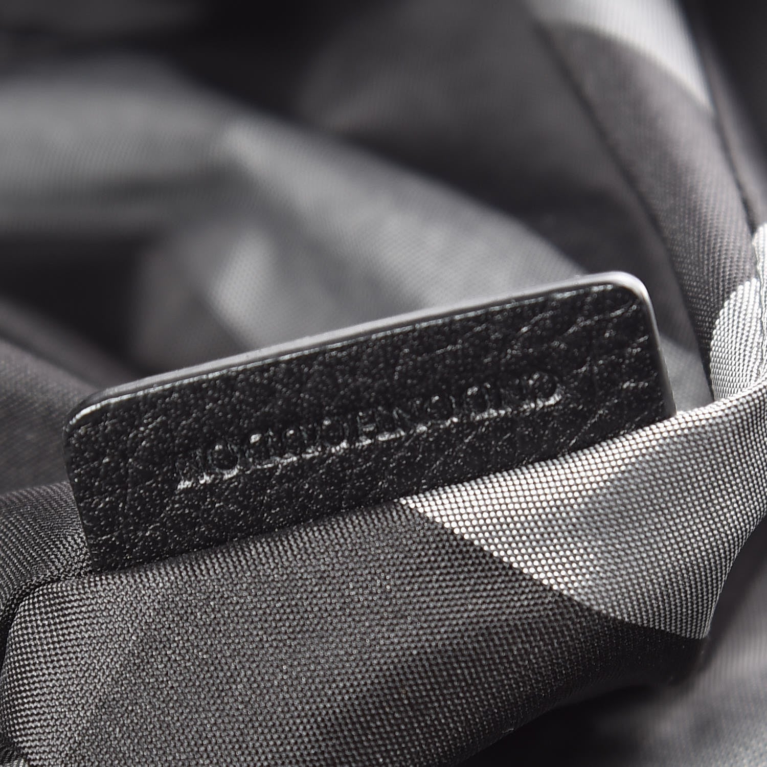 Burberry Nylon Solid to Check Backpack Black 10 of 11