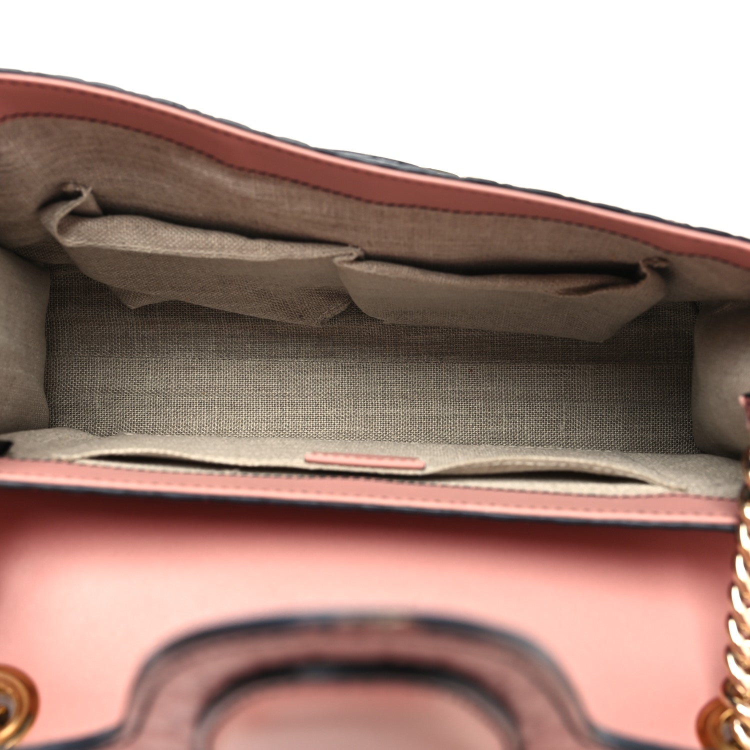 Gucci Microguccissima Medium Emily Chain Shoulder Bag Soft Pink 5 of 17