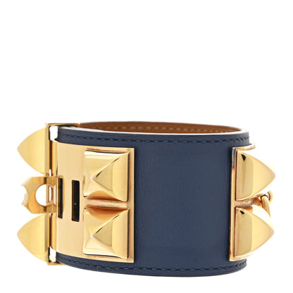 Hermes Swift Collier De Chien CDC Bracelet S Bleu Agate 3 of 6