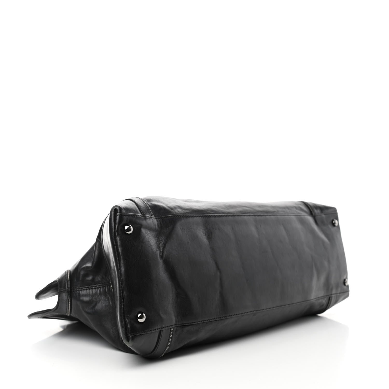 Chanel Lambskin East West Soho Shopper Black 4 of 11