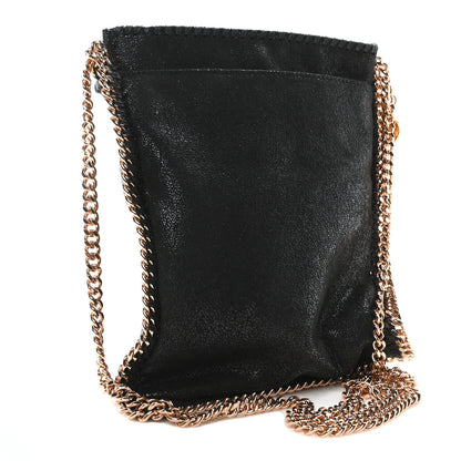 Stella McCartney Shaggy Deer Falabella Tassel Flat Crossbody Black 3 of 9