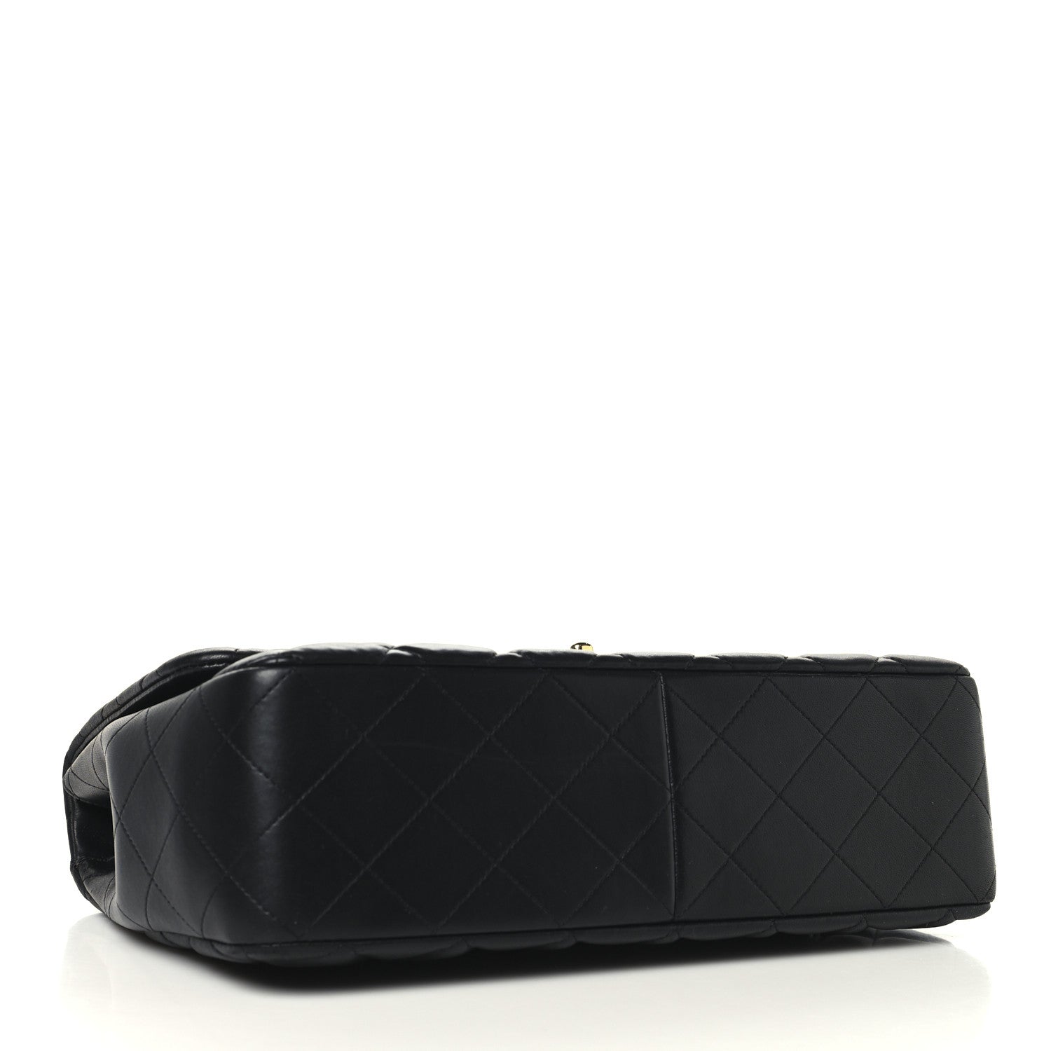 Chanel Lambskin Quilted Jumbo Double Flap Black 4 of 11