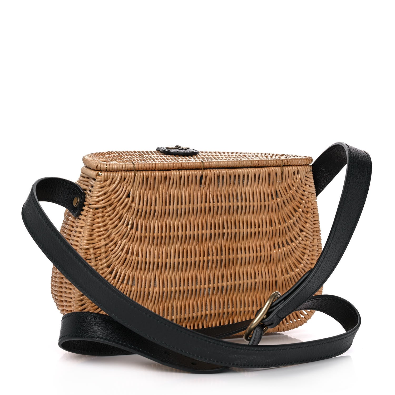 Gucci Wicker Vimni Shoulder Bag Natural 3 of 11