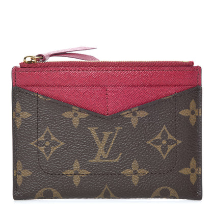 Louis Vuitton Monogram Zipped Card Holder Fuchsia 1 of 7
