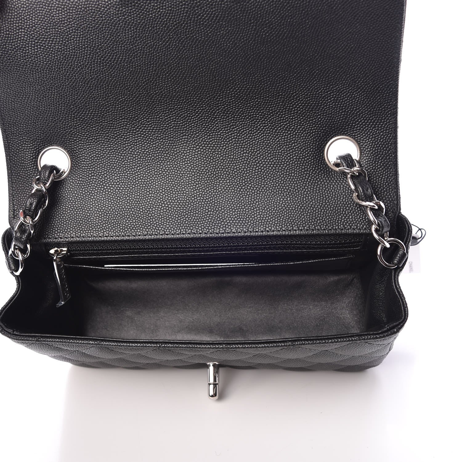 Chanel Caviar Quilted Mini Rectangular Flap Black 5 of 7