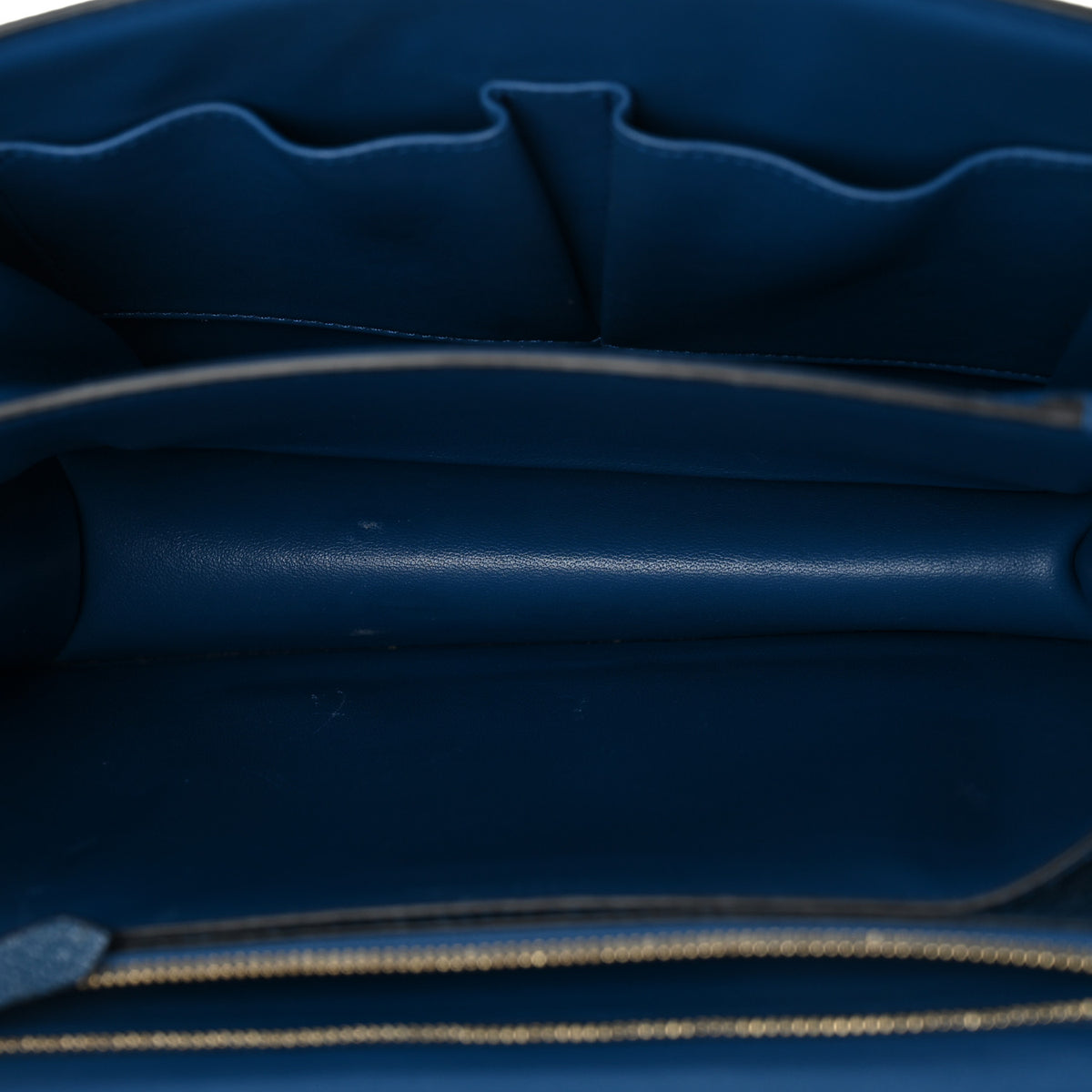 Celine Goatskin Medium Classic Box Flap Bag Deepsea 5 of 11